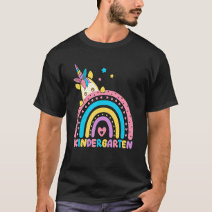 Rainbow Unicorn Kindergarten Lehrer erster Tag T-Shirt