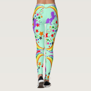 Rainbow-Unicorn-Leggings Personalisieren Yoga-Pant Leggings