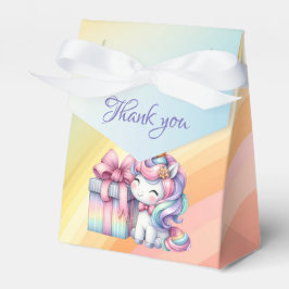 Rainbow Unicorn Magic Birthday Geschenkschachtel