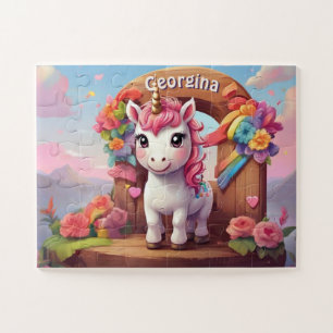 Rainbow Unicorn Magic Personalisiert