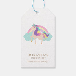 Rainbow Unicorn Magical Birthday Niedliche Geschen Geschenkanhänger