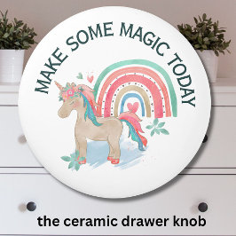 Rainbow-Unicorn-Meldung Keramikknauf