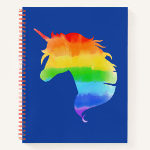 Rainbow Unicorn Notizbuch