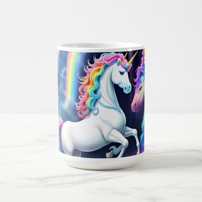 Rainbow Unicorn One Kaffeetasse (Mittel)
