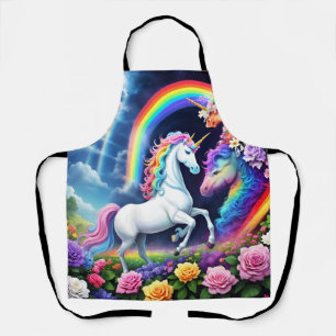 Rainbow Unicorn One Schürze