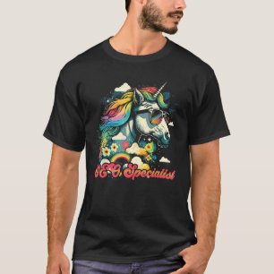 Rainbow Unicorn SEO Spezialist für SEO T-Shirt