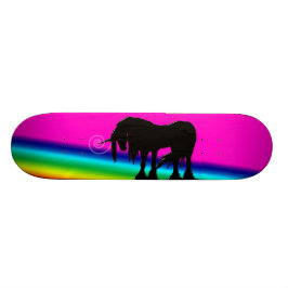 Rainbow Unicorn Skateboard
