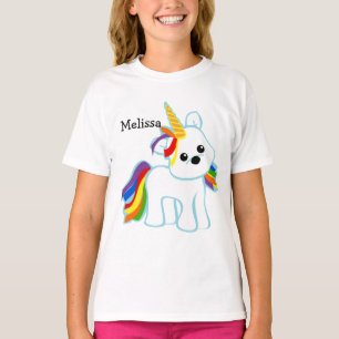 Rainbow Unicorn-Süsse T-Shirt