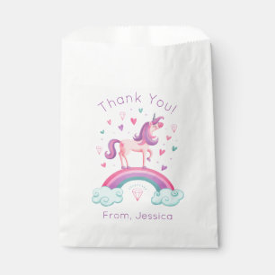 Rainbow Unicorn Vielen Dank Geschenktütchen
