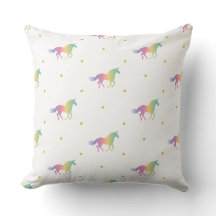 Rainbow Unicorns & Gold Stars Muster