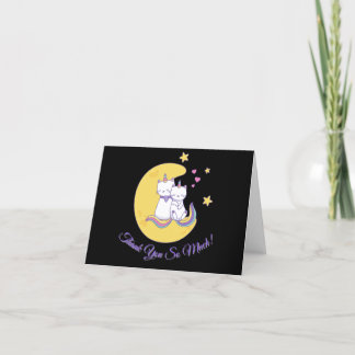 Rainbow Unikitty - Kuscheln auf dem Mond Danke Ca