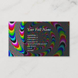 Rainbow Universe - Fraktal Art Visitenkarte