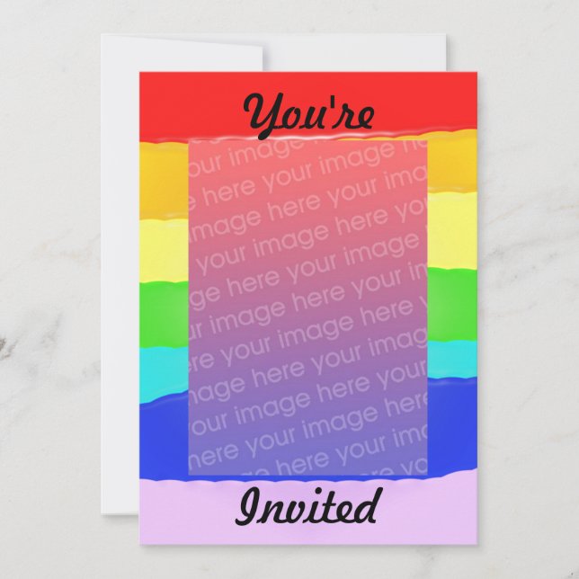 Rainbow v2 einladung (Vorderseite)