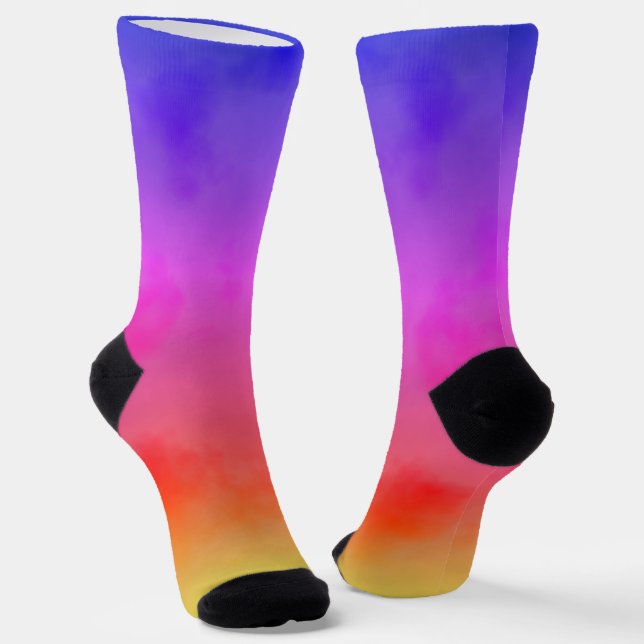 Rainbow Vapor Socken (Gewinkelt)