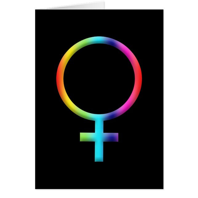 Rainbow Venus Symbol Astrologie Zodiac Planet Zeic (Vorne)