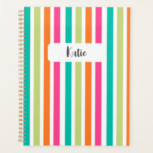 Rainbow-vertikale Streifen farbenfroh Retro-Multic Planer