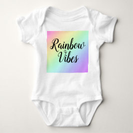 Rainbow Vibes Baby Strampler