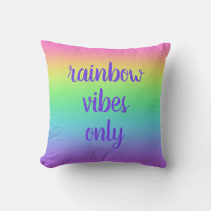 Rainbow Vibes Nur Throw Kissen