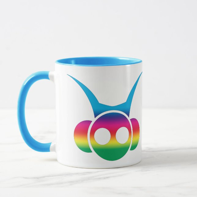 Rainbow Warrior Head Tasse (Links)