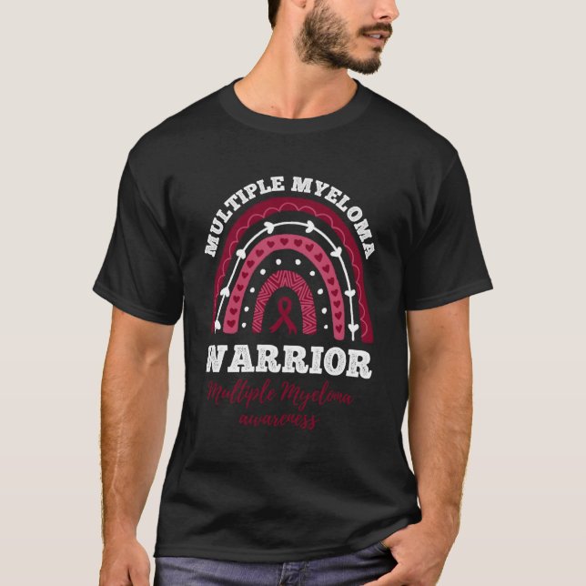 Rainbow Warrior Multiple Myeloma Awareness T-Shirt (Vorderseite)