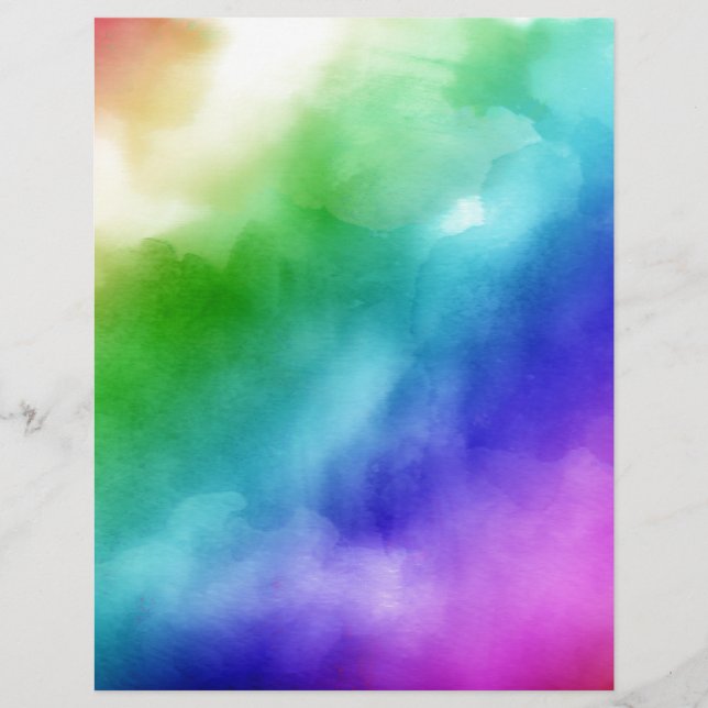 Rainbow Wasserfarben (Vorderseite)