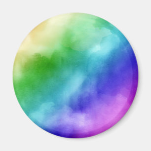 Rainbow Wasserfarben Magnet