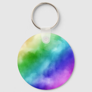 Rainbow Wasserfarben Schlüsselanhänger