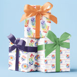 Rainbow Watercolor Floral Wrapping Paper Sheets Geschenkpapier Set<br><div class="desc">Feiern Sie jemanden,  der mit diesen schönen Regenbogen Aquarellpapier-Blätter!</div>