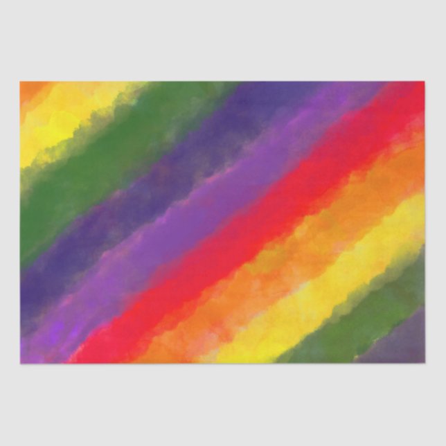 Rainbow Watercolor Seidenpapier (Vorderseite)