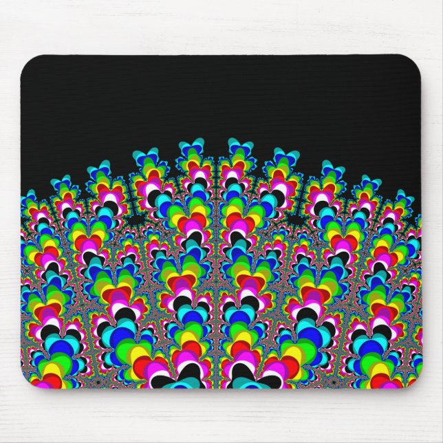 Rainbow Waterfall - Fraktal Art Mousepad (Vorne)