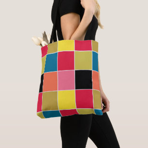 Rainbow Waterfall Squares Tasche