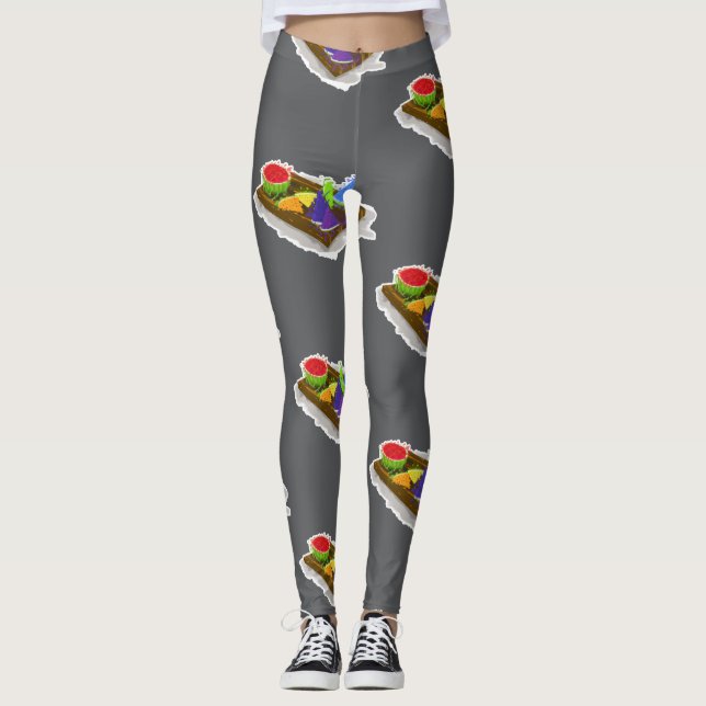Rainbow Watermelon Leggings (Vorderseite)