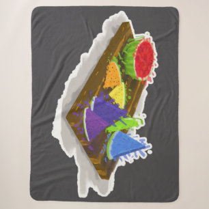 Rainbow Watermelon Sherpadecke