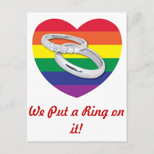 Rainbow Wedding/Save the Date Save The Date