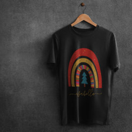 Rainbow Weihnachten bunter niedlicher Spaß persona T-Shirt