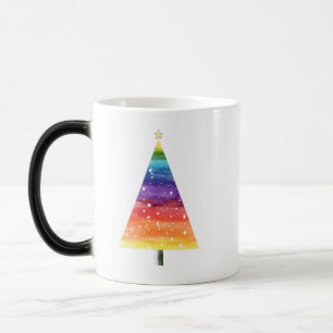 Rainbow-Weihnachtsbaum Verwandlungstasse