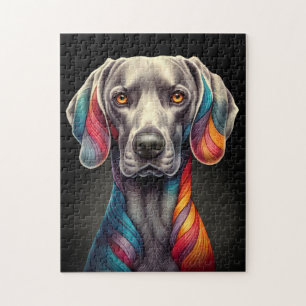 Rainbow Weimaraner