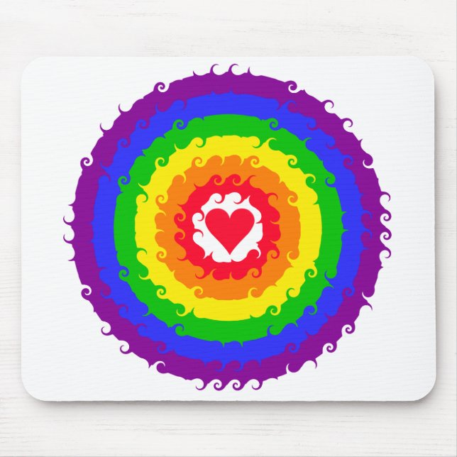 Rainbow Wheel Mousepad (Vorne)