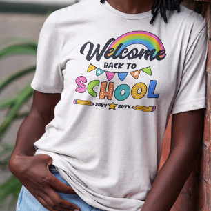 Rainbow: Willkommen zurück in die Schule Tri-Blend Shirt