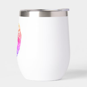 Rainbow Wine Tumbler
