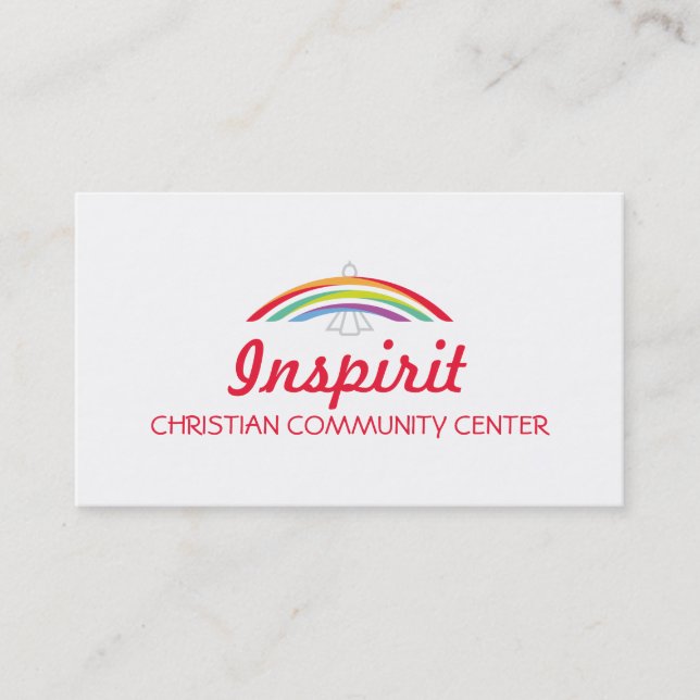 Rainbow Winged Dove Visitenkarte (Vorderseite)