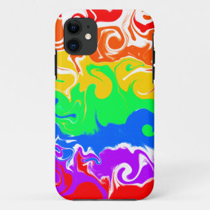 Rainbow Wirbel Abstrakte Fluid Art Case-Mate iPhone Hülle