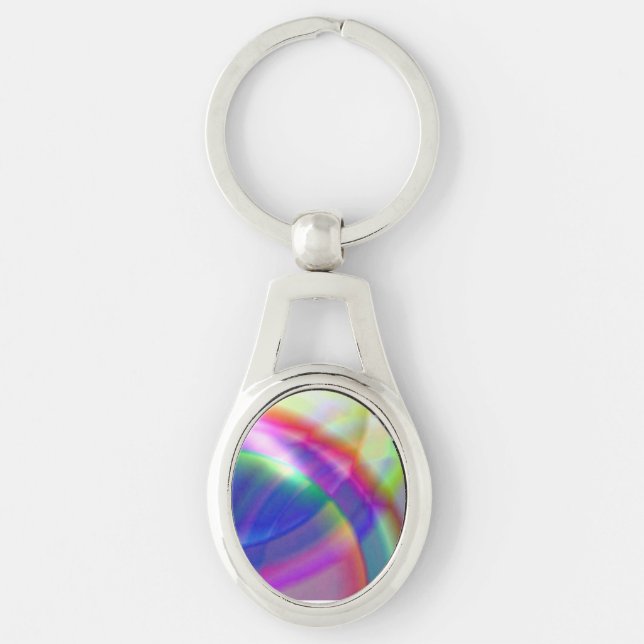 Rainbow-Wirbel Schlüsselanhänger (Vorderseite)