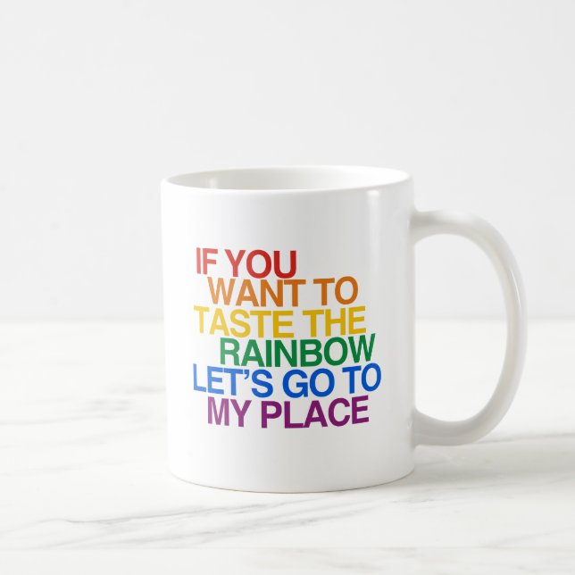 RAINBOW WORDS KAFFEETASSE (Rechts)
