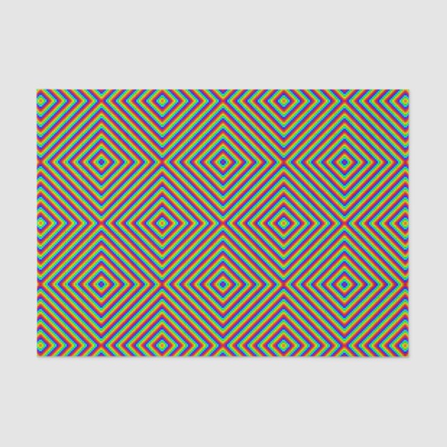 Rainbow X - Gewebepapier Seidenpapier (Vorderseite)