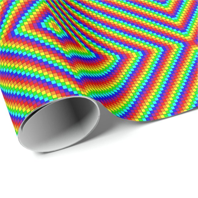 Rainbow X - Wrapping Paper Geschenkpapier (Rolleneckpunkt)