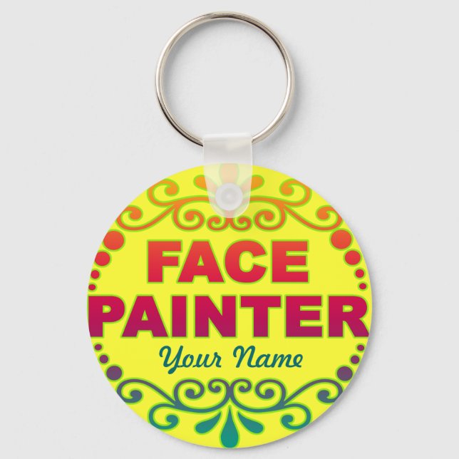 Rainbow Yellow Schlüsselanhänger (Vorderseite)