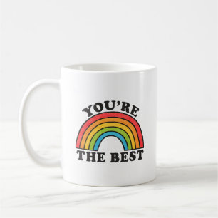 Rainbow You are the Best Positive Kaffeetasse