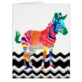 Rainbow Zebra Animals Mit Monogramm Muster Party