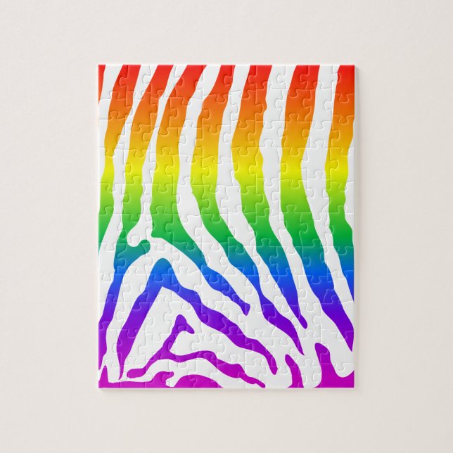 Rainbow Zebra Pattern (Vertikal)